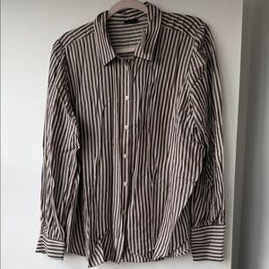 Striped blouse button down